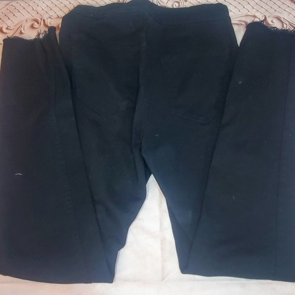 Dividedi size 0 Black Mid rise Skinny Pants for Women - Picture 4 of 5